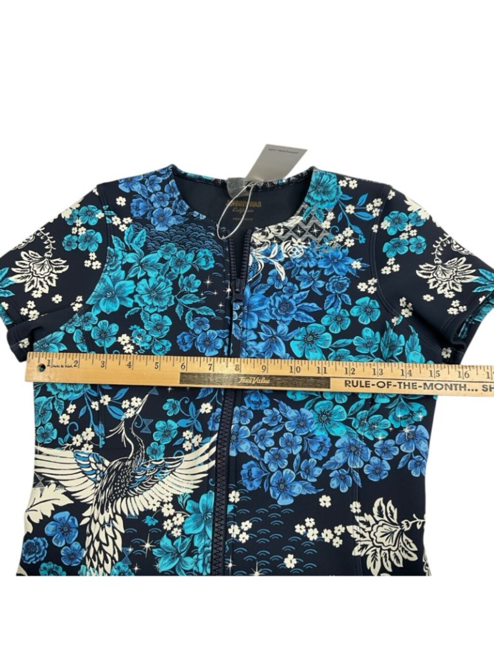 Johnny Was Swimsuit Womens Sz S Phoenix Neoprene One-Piece Surf Nwt $298 - Picture 8 of 11